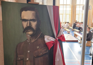 Portret przedstawiający Józefa Piłsudskiego