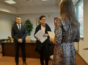 Spotkanie w Starostwie Powiatowym Spotkanie w Starostwie Powiatowym