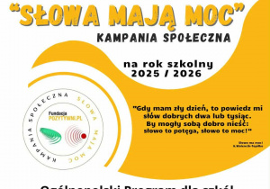 Plakat zachęcający do wzięcia udziału w akcji