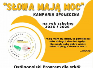 Kampania Społeczna- "Słowa mają moc"