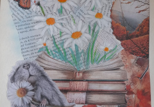 Praca wykonana przez uczennicę klasy ósmej