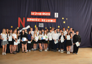 Uczniowie klasy ósmej
